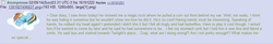 Size: 971x159 | Tagged: safe, rainbow dash, g4, /mlp/, 4chan, 4chan screencap, greentext, rejection, rejection is magic, text