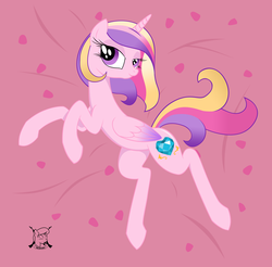 Size: 2217x2181 | Tagged: safe, artist:shadawg, princess cadance, alicorn, pony, g4, female, mare, smiling, solo