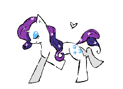 Size: 550x400 | Tagged: safe, artist:moonblizzard, rarity, g4, animated, ask, female, rarity answers, solo, tumblr