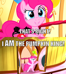 Size: 1280x1440 | Tagged: safe, screencap, pinkie pie, g4, pinkie pride, balloon, image macro, the nightmare before christmas, tim burton