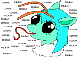 Size: 1285x948 | Tagged: safe, oc, oc only, oc:minty, mothpony, original species, moth pony general, ms paint, solo, squeak