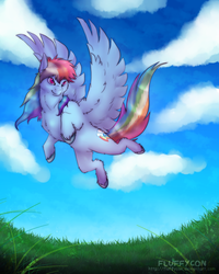 Size: 2000x2500 | Tagged: safe, artist:fluffycon, rainbow dash, g4, female, solo