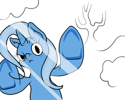 Size: 1178x939 | Tagged: safe, artist:thepiplup, trixie, pony, unicorn, g4, female, fourth wall, mare, solo, traveling-trixie