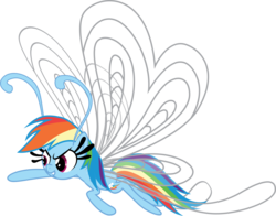 Size: 14397x11269 | Tagged: safe, artist:benybing, rainbow dash, breezie, g4, it ain't easy being breezies, absurd resolution, breeziefied, cute, female, hilarious in hindsight, rainbow breez, simple background, solo, species swap, transparent background