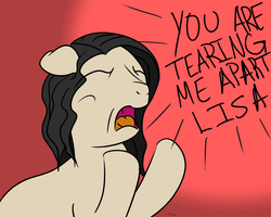 Size: 1280x1024 | Tagged: artist needed, safe, pony, ponified, solo, the room, tommy wiseau, you're tearing me apart lisa