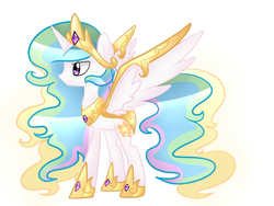 Size: 1024x768 | Tagged: safe, artist:le-poofe, princess celestia, g4, armor, female, solo