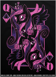 Size: 646x888 | Tagged: safe, artist:gbillustrations, princess cadance, g4, card, female, solo