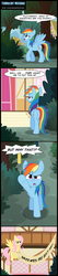 Size: 1107x5184 | Tagged: safe, artist:toxic-mario, fluttershy, rainbow dash, g4, it ain't easy being breezies, best pony, comic