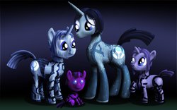 Size: 1280x800 | Tagged: safe, artist:brentogara, pony, artificial intelligence, baby, baby pony, cortana, crossover, filly, halo (series), hologram, ponified