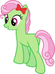 Size: 222x298 | Tagged: safe, artist:givralix, florina tart, g4, pinkie pride, apple family member, background pony, simple background, solo, svg, transparent background, vector