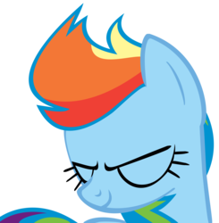 Size: 3000x3057 | Tagged: safe, artist:firestormdangerdash, rainbow dash, pegasus, pony, g4, bust, eyes closed, female, simple background, smiling, solo, transparent background