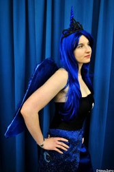 Size: 731x1093 | Tagged: safe, artist:eternalzarya, princess luna, human, g4, cosplay, irl, irl human, photo, solo