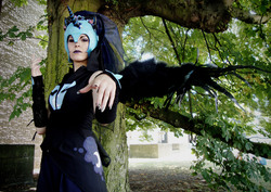 Size: 3693x2620 | Tagged: safe, artist:reiichi5, nightmare moon, human, g4, cosplay, high res, irl, irl human, photo, solo