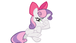 Size: 5120x2880 | Tagged: safe, artist:draco-runan, sweetie belle, g4, somepony to watch over me, female, simple background, solo, transparent background, vector