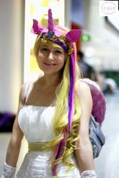 Size: 640x960 | Tagged: artist needed, safe, princess cadance, human, g4, cosplay, irl, irl human, london mcm expo, photo, solo