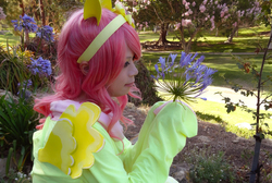 Size: 1300x872 | Tagged: safe, artist:irrituslamia, fluttershy, human, g4, cosplay, irl, irl human, photo, solo