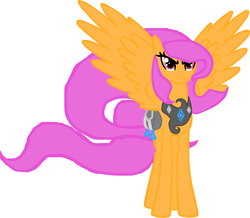 Size: 3238x2830 | Tagged: safe, artist:mlploverandsoniclover, oc, oc only, oc:crystal stone glow, pegasus, pony, high res, pegasus oc, royal winged pegasus, solo