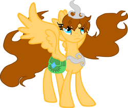 Size: 2773x2336 | Tagged: safe, artist:mlploverandsoniclover, oc, oc only, oc:gaby, pegasus, pony, female, high res, mare, pegasus oc, royal winged pegasus, solo
