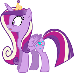 Size: 3000x2959 | Tagged: dead source, safe, artist:mlploverandsoniclover, oc, oc only, alicorn, pony, alicorn oc, alternate hairstyle, high res, magical lesbian spawn, mane swap, not twilight sparkle, offspring, parent:princess cadance, parent:twilight sparkle, parents:twidance, solo