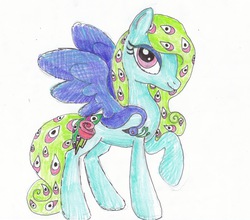 Size: 2656x2333 | Tagged: safe, artist:mylittlepeasant, oc, oc only, oc:grace, high res, solo, traditional art