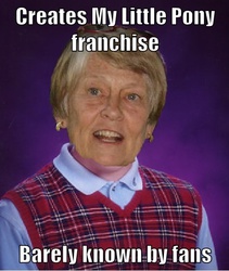 Size: 475x562 | Tagged: safe, adventure in the comments, bad luck brian, bonnie zacherle, exploitable meme, image macro, meme, sad