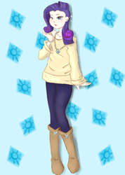 Size: 2078x2916 | Tagged: safe, artist:markianatc, rarity, human, g4, female, high res, humanized, pony coloring, solo