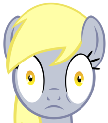 Size: 3384x3839 | Tagged: safe, artist:mrbrandonmac, derpy hooves, pegasus, pony, epic rage time, g4, female, high res, mare, simple background, solo, transparent background, underp, vector, wide eyes