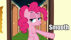 Size: 960x540 | Tagged: safe, edit, edited screencap, screencap, pinkie pie, g4, female, image macro, meme, solo