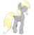 Size: 2915x3000 | Tagged: safe, artist:holomouse, derpy hooves, pegasus, pony, g4, eyes closed, female, high res, letter, mare, mouth hold, simple background, smiling, solo, transparent background