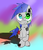 Size: 1069x1250 | Tagged: safe, artist:holomouse, oc, oc only, pony, robot, robot pony, solo