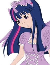 Size: 2552x3360 | Tagged: safe, artist:danaxxximmortal, twilight sparkle, human, g4, eared humanization, female, high res, horn, horned humanization, humanized, solo, twilight sparkle (alicorn), winged humanization