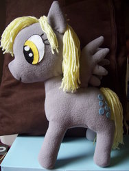 Size: 900x1196 | Tagged: safe, artist:pinkamoone, derpy hooves, pegasus, pony, g4, female, irl, mare, photo, plushie