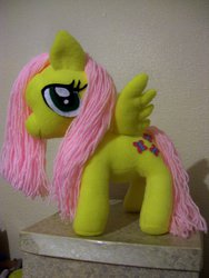 Size: 900x1196 | Tagged: safe, artist:pinkamoone, fluttershy, g4, irl, photo, plushie