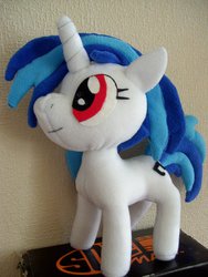 Size: 900x1196 | Tagged: safe, artist:pinkamoone, dj pon-3, vinyl scratch, g4, irl, photo, plushie