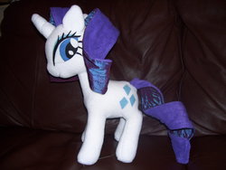 Size: 900x678 | Tagged: safe, artist:pinkamoone, rarity, g4, irl, photo, plushie