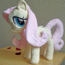 Size: 900x891 | Tagged: safe, artist:pinkamoone, fluttershy, g4, irl, photo, plushie