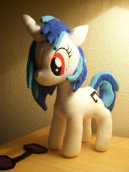 Size: 900x1196 | Tagged: safe, artist:pinkamoone, dj pon-3, vinyl scratch, g4, irl, photo, plushie