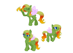 Size: 900x654 | Tagged: safe, artist:mlploverandsoniclover, oc, oc only, oc:fair trair, pony, fairy wings, female, mare, solo