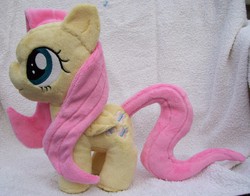 Size: 2502x1962 | Tagged: safe, artist:pinkamoone, fluttershy, g4, filly, irl, photo, plushie