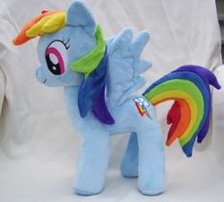 Size: 2280x2051 | Tagged: safe, artist:pinkamoone, rainbow dash, g4, high res, irl, photo, plushie