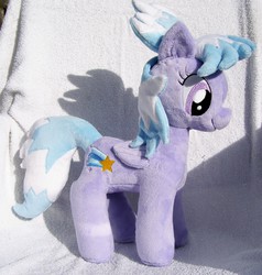 Size: 1996x2100 | Tagged: safe, artist:pinkamoone, cloudchaser, g4, irl, photo, plushie