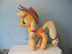 Size: 2848x2144 | Tagged: safe, artist:pinkamoone, applejack, g4, high res, irl, photo, plushie