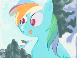 Size: 3000x2244 | Tagged: safe, artist:thornthurs, rainbow dash, g4, female, high res, solo