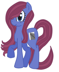 Size: 500x617 | Tagged: safe, artist:mlploverandsoniclover, oc, oc only, oc:note book, earth pony, pony, female, mare, revamp, solo