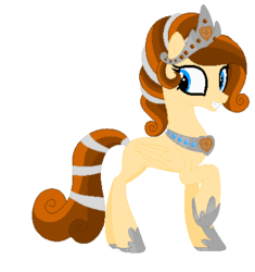 Size: 405x430 | Tagged: safe, artist:coloursofthewind1999, artist:mlploverandsoniclover, princess cadance, oc, oc only, oc:gaby, pegasus, pony, g4, base used, female, mare, pegasus oc, royal winged pegasus, solo