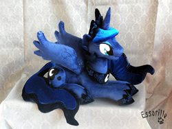 Size: 1000x750 | Tagged: safe, artist:essorille, princess luna, g4, irl, photo, plushie, solo