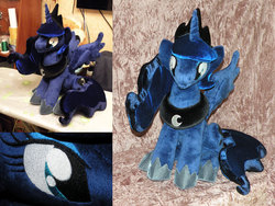 Size: 1200x900 | Tagged: safe, artist:essorille, princess luna, g4, irl, photo, plushie, solo