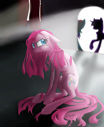 Size: 1232x1500 | Tagged: safe, artist:holka13, pinkie pie, rainbow dash, twilight sparkle, g4, my little pony: friendship is magic, party of one, pinkamena diane pie, skinny, thin