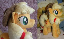 Size: 1440x900 | Tagged: safe, artist:essorille, applejack, g4, irl, photo, plushie, solo