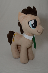 Size: 662x1000 | Tagged: safe, artist:makeshiftwings30, doctor whooves, time turner, g4, irl, photo, plushie